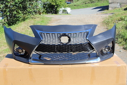 Бампер + решетка для camry40 стиль Lexus