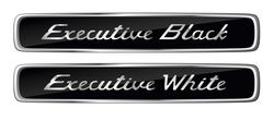 Эмблема Executive White and Black