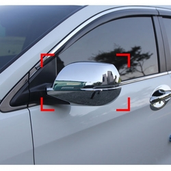 Накладки боковых зеркал Honda CR-V 2013- хром