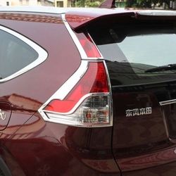 Накладки на задние фонари Honda CR-V 2013- хром