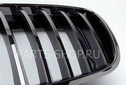 Решетки радиатора черный хром на BMW