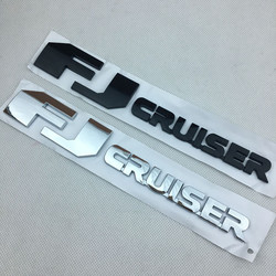 Надпись FJ Cruiser , хром на дверь багажника