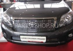 Накладка на решетку радиатора Toyota Land Cruiser 150 Prado из нерж.