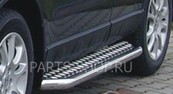 Пороги-ступени из нержавейки 60мм. на Lexus RX270-450h