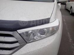 Реснички на фары Toyota Highlander 2010-2013