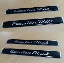 Эмблема Executive White, Black