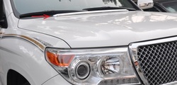 Toyota land cruiser 200 молдинг под лобовое стекло нерж.