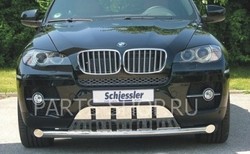 Защита переднего бампера для BMW X6