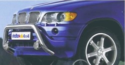 Защита переднего бампера на BMW X5
